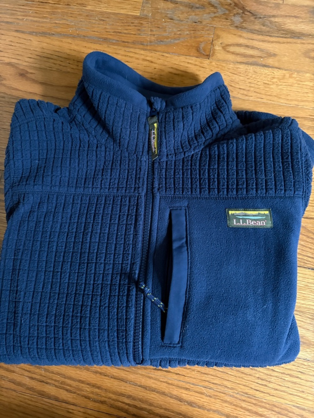 L.L.Bean Navy Blue Women's Quarter-Zip Fleece